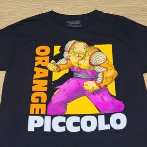 Dragon Ball Z Orange Piccolo Manga Anime cartoon graphic T shirt size M